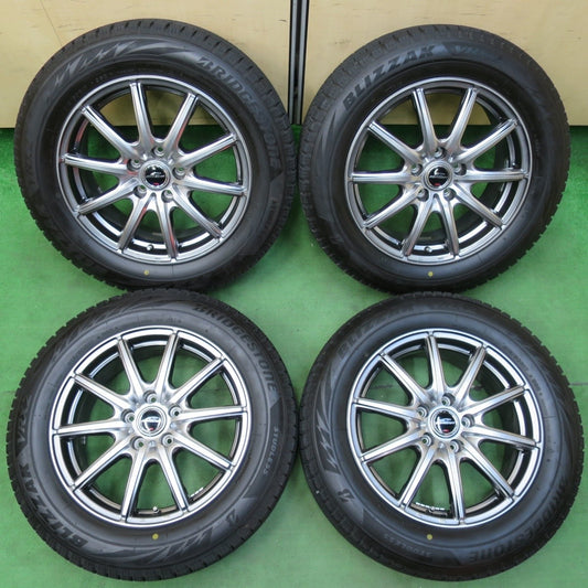 バリ溝！21年！キレイ！9分★スタッドレス 215/60R17 ブリヂストン ブリザック VRX2 SCHNEIDER シュナイダー 17インチ PCD114.3/5H★5010704イス