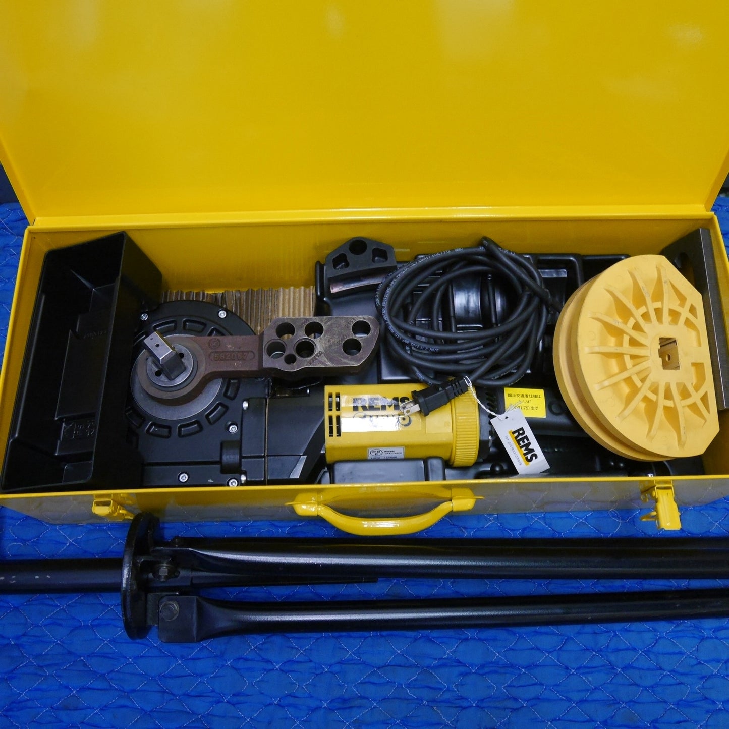 [送料無料] キレイ！付属品付き☆REMS イチネン TASCO 電動 ベンダー TA515EK-N 電動 工具 タスコ パイプベンダー☆
