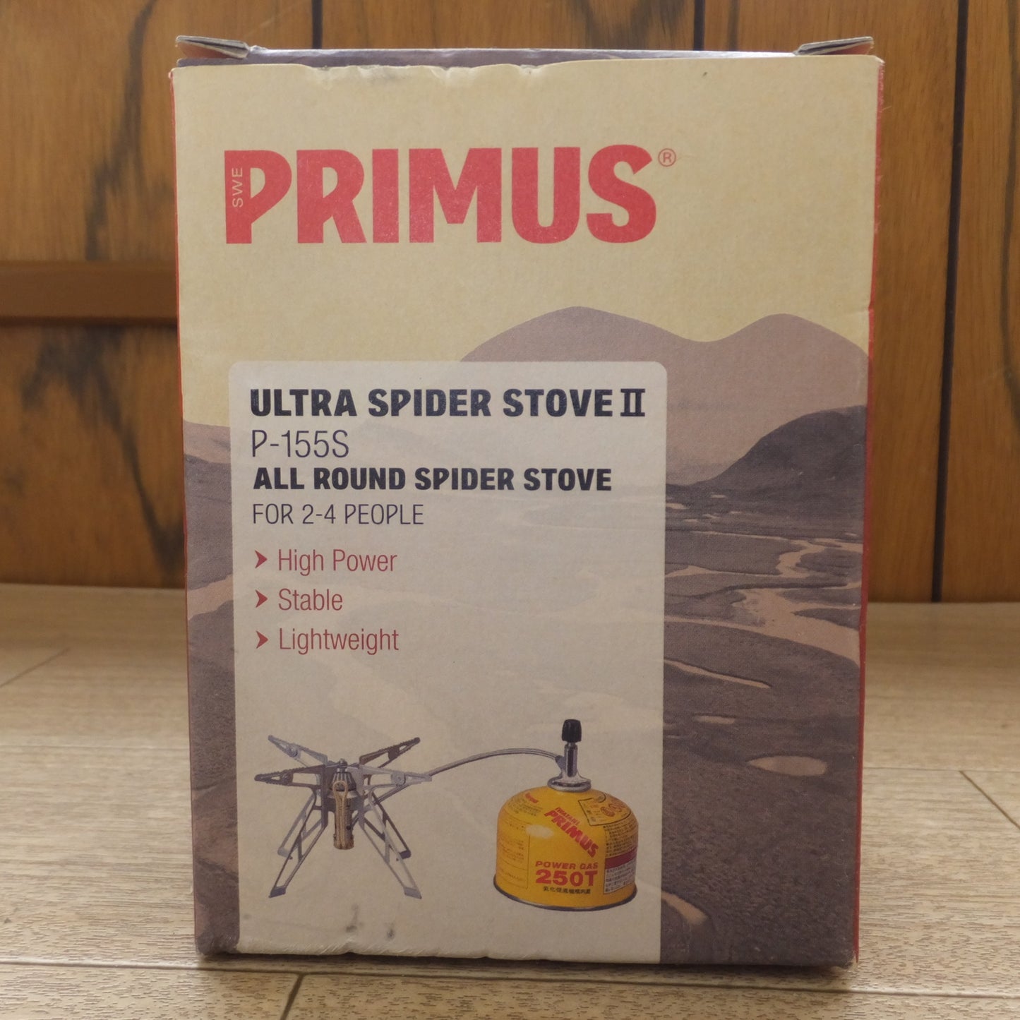 [送料無料] 未使用★プリムス PRIMUS ウルトラスパイダーストーブII P-155S　カートリッジガスこんろ 分離型　屋外使用専用★