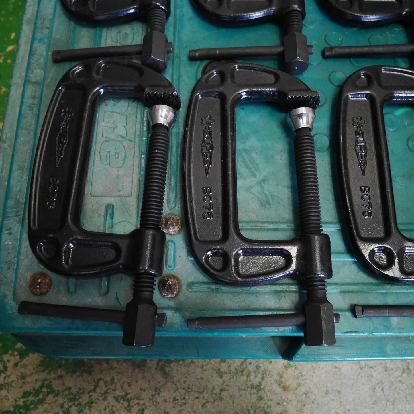 [送料無料] 12点まとめ売り☆SUPER TOOL スーパー ツール シャコ 万力 BC75 BC-75 クランプ 工具 道具☆