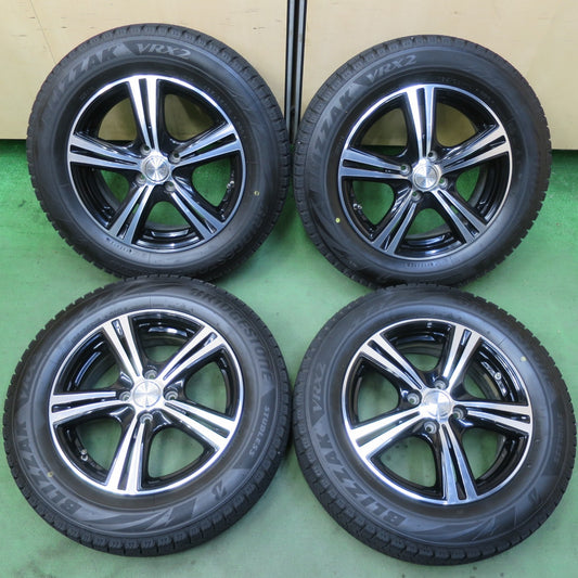 バリ溝！22年！キレイ！8.5分★スタッドレス 185/65R15 ブリヂストン ブリザック VRX2 ROZEST ローゼスト 15インチ PCD100/4H★5082805イス