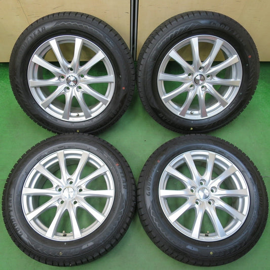 バリ溝！23年！キレイ！ほぼ10分★スタッドレス 215/60R17 グッドイヤー アイスナビ8 ravrion RS01 ラブリオン 17インチ PCD114.3/5H★4123012イス