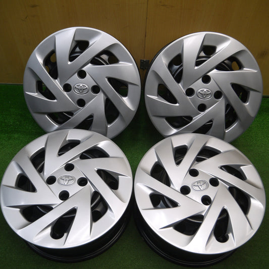 [送料無料] キレイ★トヨタ 10系 アクア 純正 スチール ホイール 15インチ 15×5.5J PCD100/4H★4122710Hホ