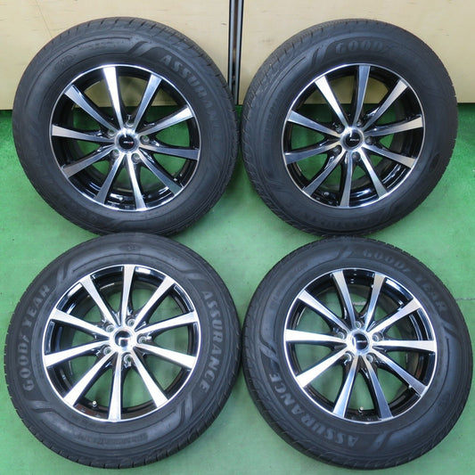 バリ溝 綺麗 9分★スタッドレス 225/65R17 グッドイヤー アシュアランス ウェザーレディ Galeria GS01 PCD114.3/5H★5011311イノ