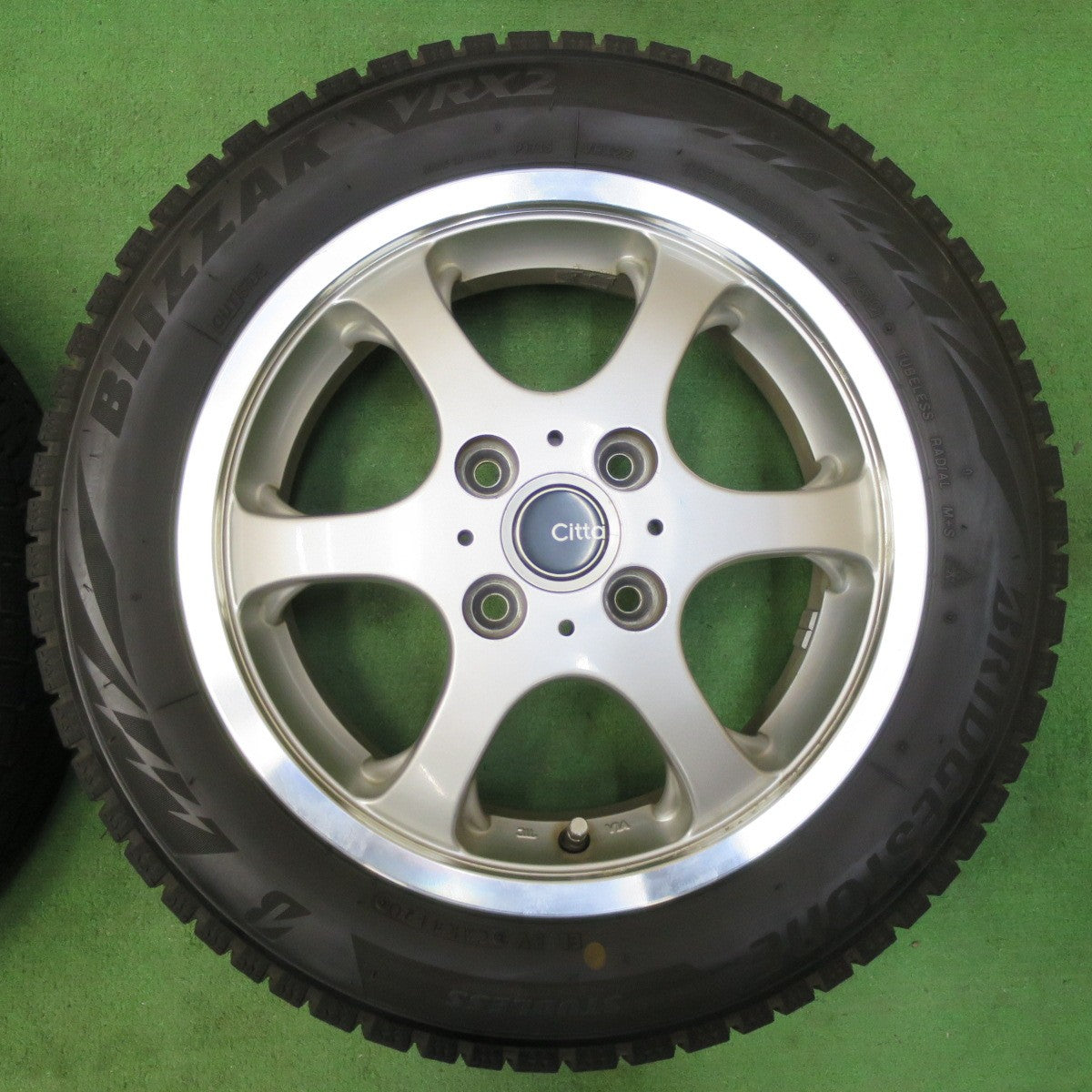 [送料無料] 4本価格！20年★スタッドレス 155/65R14 ブリヂストン ブリザック VRX2 Citta 14インチ PCD100/4H★4111506イス