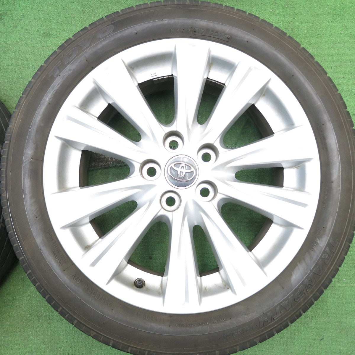 キレイ★トヨタ 30系 アルファード ヴェルファイア 純正 235/50R18 トーヨー トランパス R30 18インチ PCD114.3/5H★5062701AKノ