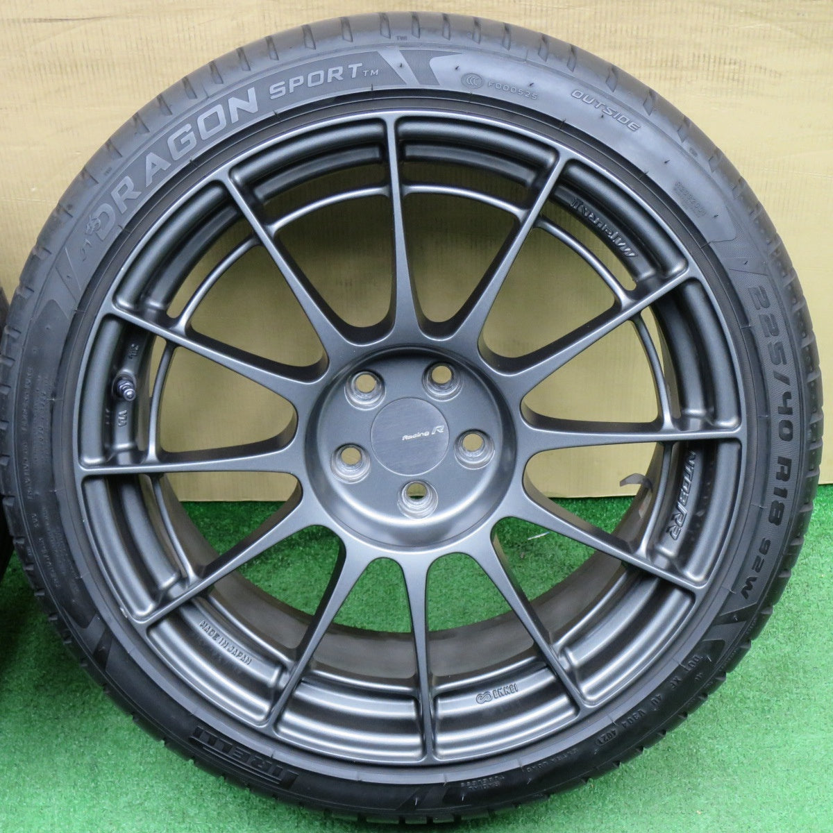 4本価格★86 BRZ 等 ENKEI NT03RR 225/40R18 ピレリ ドラゴン スポーツ TM Racing R エンケイ 18インチ PCD100/5H★6030103NKノ