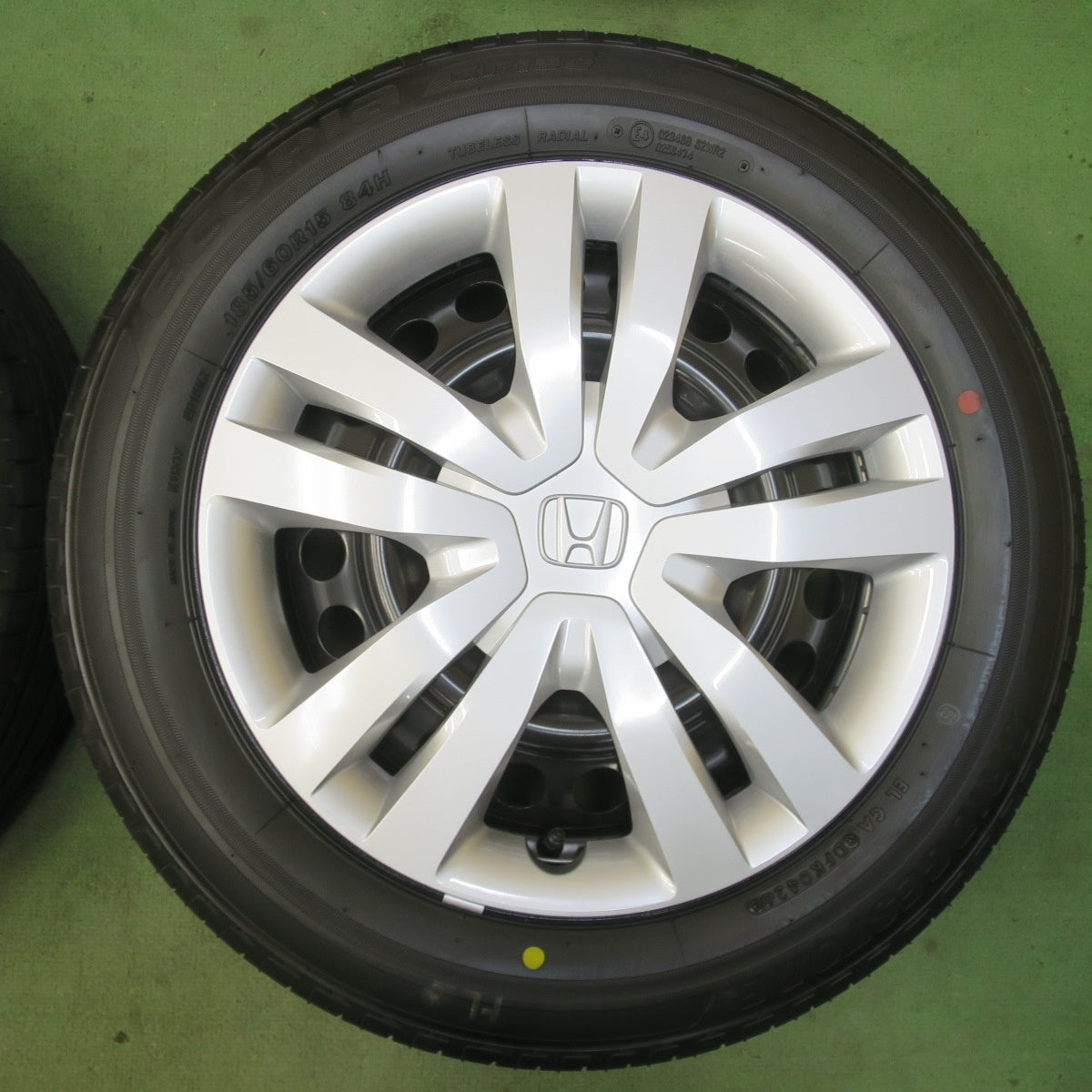 新車外し！26年★ホンダ フィット 純正 スチール 185/60R15 ブリヂストン エコピア EP150 15インチ PCD100/4H★6032408イノ