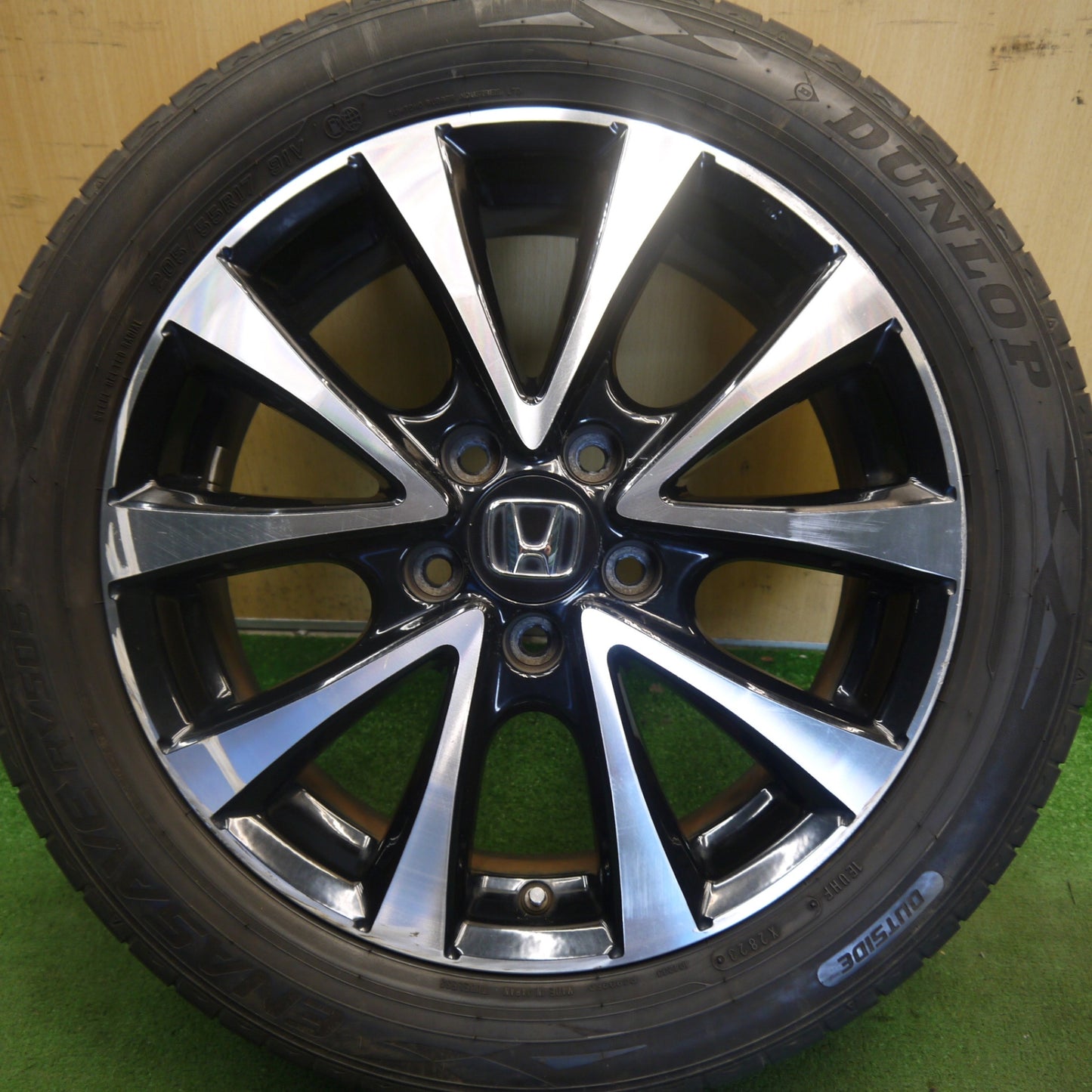 1本価格！23年◎ホンダ RK ステップワゴン スパーダ 純正 205/55R17 ダンロップ エナセーブ RV505 17インチ PCD114.3/5H◎6061204Hノ