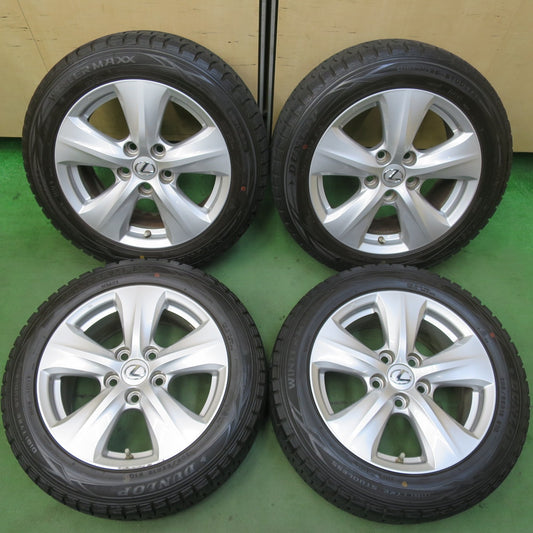 センサー付！キレイ★レクサス IS 純正 205/55R16 スタッドレス ダンロップ ウインターマックス WM01 16インチ PCD114.3/5H★5120207イス