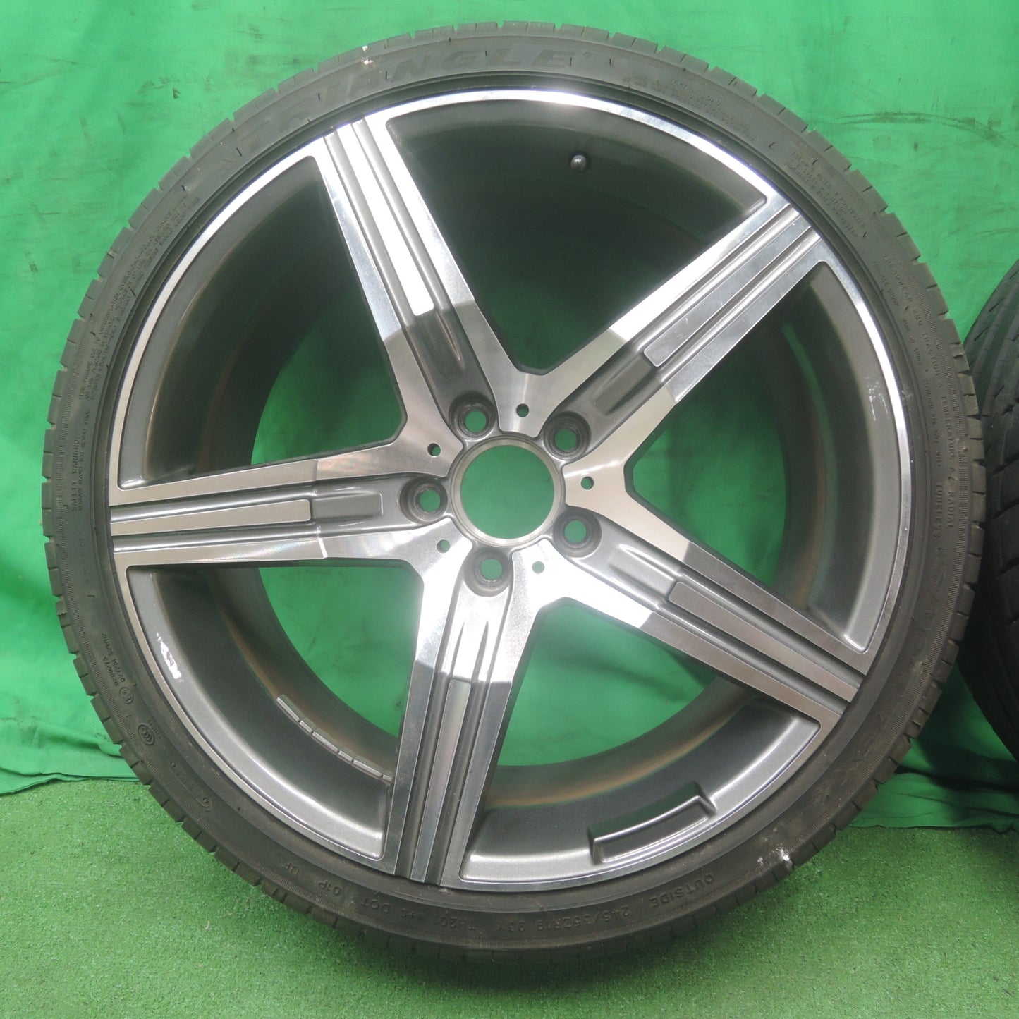*送料無料* キレイ！20年★ベンツ 純正 タイプ  245/35R19 275/30R19 EMN GERMANY トライアングル SPORTEX TSH11 19インチ PCD112/5H★4060102ナノ