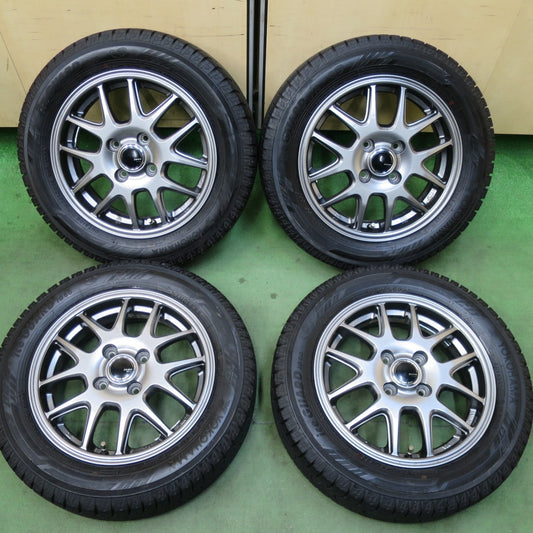 バリ溝！23年！キレイ！9.5分以上★スタッドレス 165/65R14 ヨコハマ アイスガード iG60 ZACK JP-205 MONZA ザック モンツァ 14インチ ソリオ ハスラー 等 PCD100/4H★5122604TTス