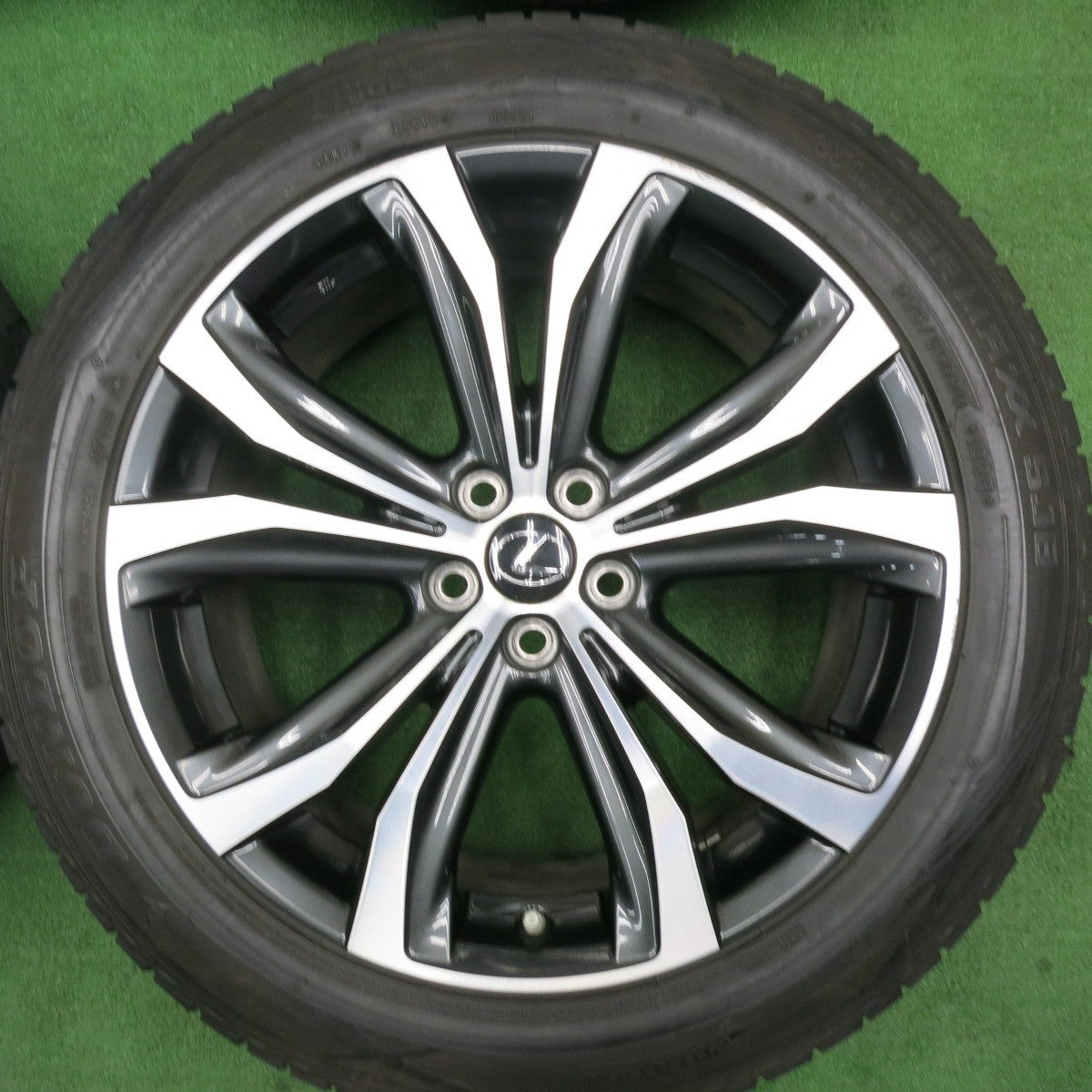 センサー付き！キレイ★レクサス RX バージョンL 純正 235/55R20 スタッドレス ダンロップ ウインターマックス SJ8 20インチ PCD114.3/5H★4112303TNス