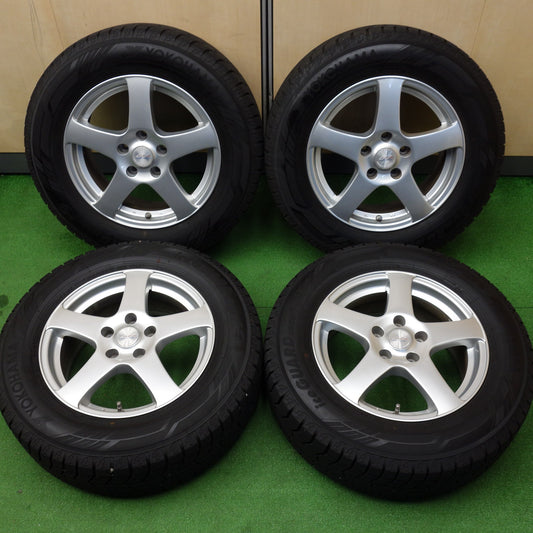 バリ溝！24年！キレイ！ほぼ10分◎スタッドレス 215/65R16 ヨコハマ アイスガード iG60 NOCHE EURO ノーチェ ユーロ 16インチ PCD114.3/5H◎6092001KTス