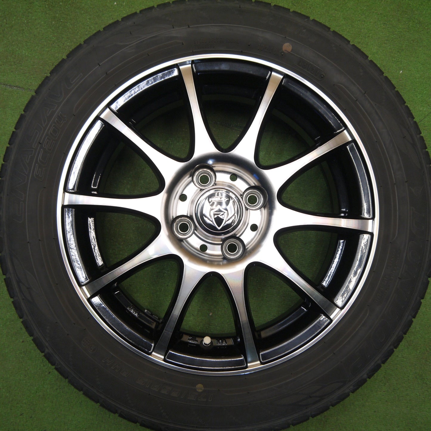 バリ溝！キレイ！9分★175/65R15 ダンロップ エナセーブ EC204 RiZLEY ライツレー 15インチ PCD100/4H★6040313Hノ