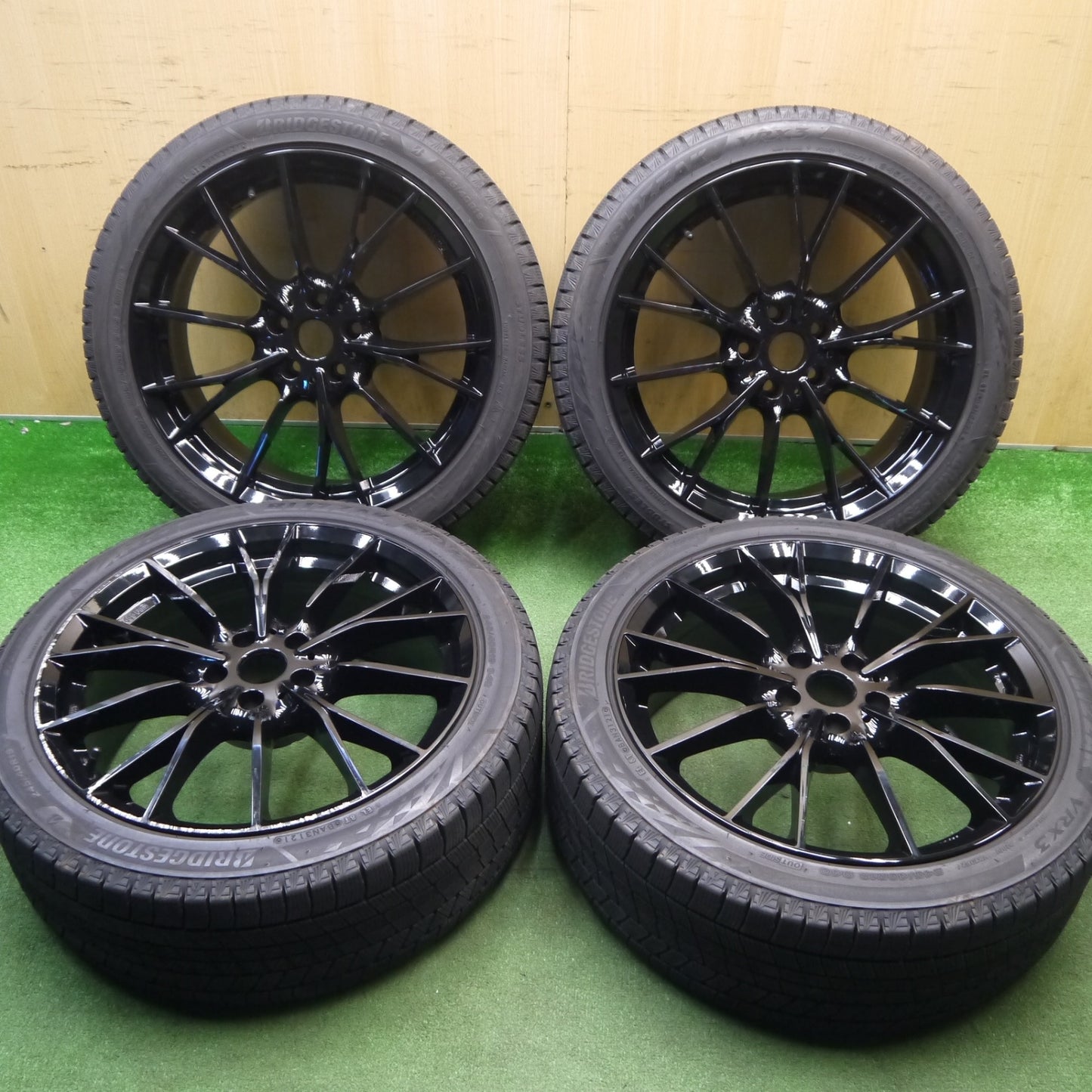 4本価格★BMW 等 MAK FABRIK 245/40R19 スタッドレス ブリヂストン ブリザック VRX3 19インチ ファブリック PCD112/5H★6021609Hス