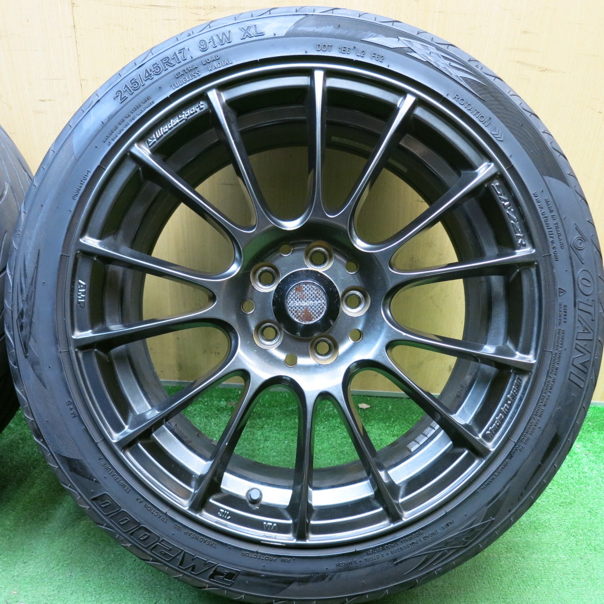 4本価格！24年◎86 BRZ 等 wedsSport SA-72R 215/45R17 オータニ BM2000 シバタ レイダン ウェッズスポーツ 17インチ PCD100/5H◎6062804HAノ