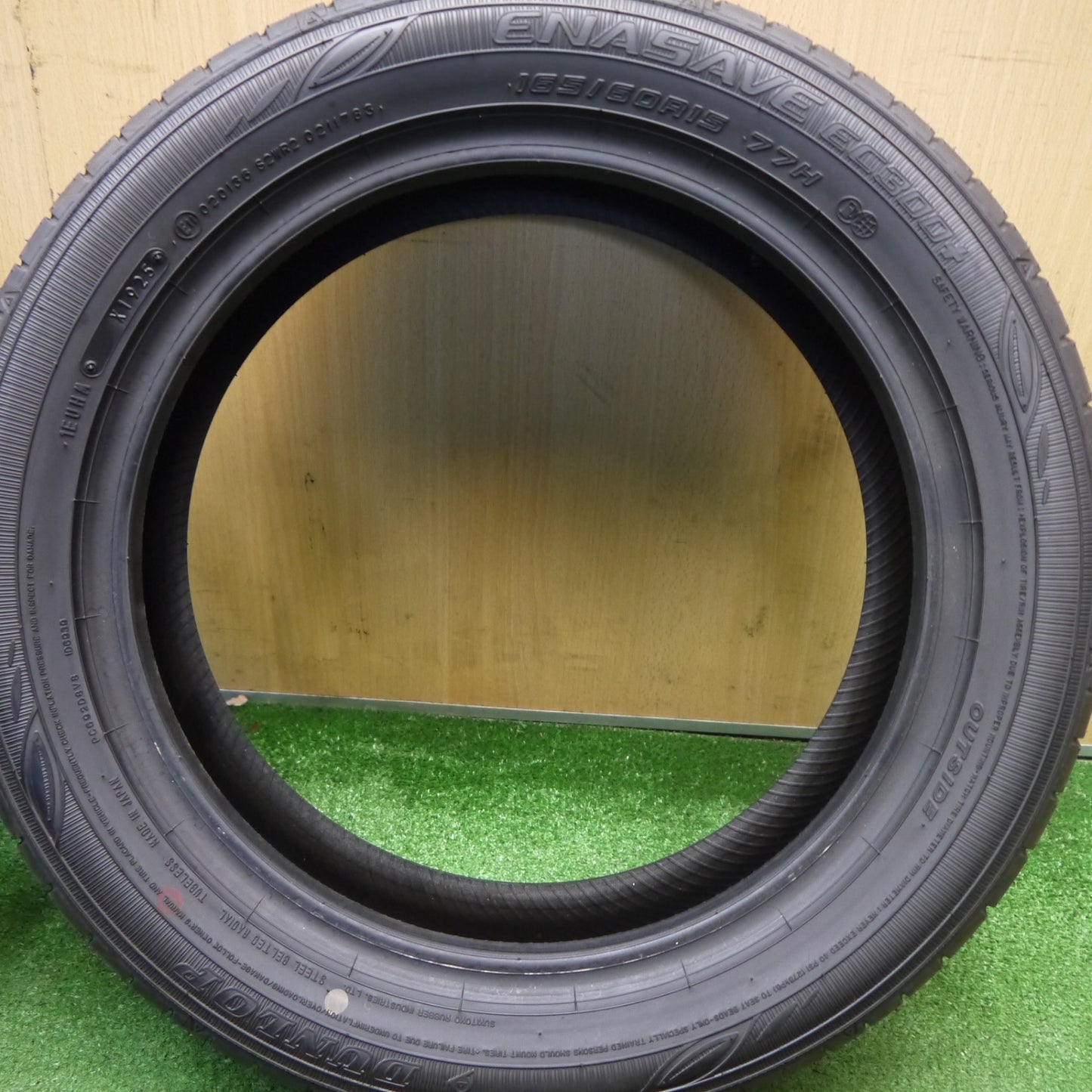 新車外し！25年★165/60R15 ダンロップ エナセーブ EC300+ タイヤ 15インチ ハスラー デリカミニ キャスト フレアクロスオーバー 等★6050808Hノタ