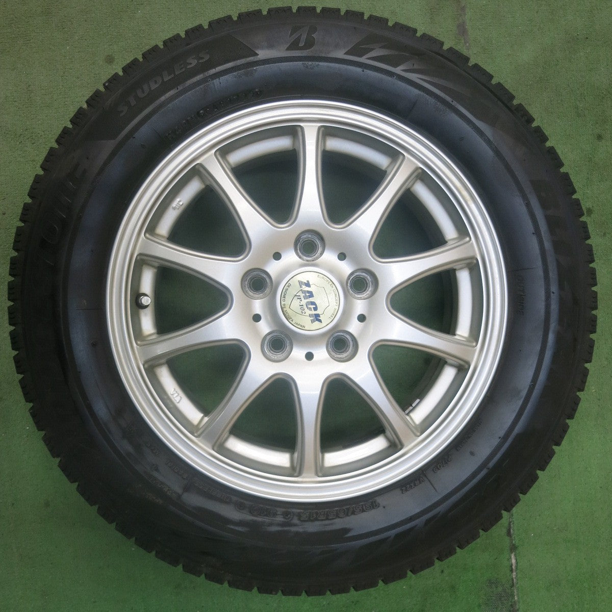 4本価格！22年★スタッドレス 195/65R15 ブリヂストン ブリザック VRX2 ZACK JP-102 MONZA ザック 15インチ PCD114.3/5H★5122401SKス