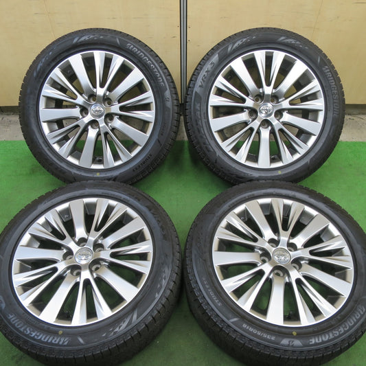 バリ溝！22年！9分★トヨタ 20系 アルファード ヴェルファイア 純正 235/50R18 スタッドレス ブリヂストン ブリザック VRX3 18インチ PCD114.3/5H★5112206TTス