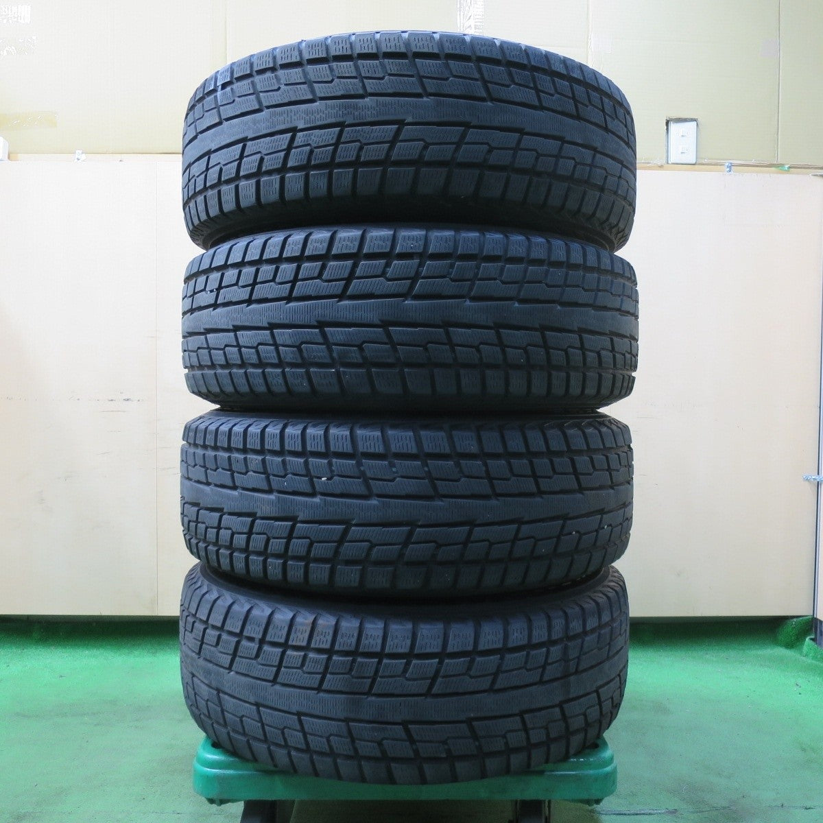 バリ溝！9.5分★スタッドレス 225/65R17 ヨコハマ ジオランダー i/T-S WAREN ヴァーレン 17インチ PCD114.3/5H★5012106イス