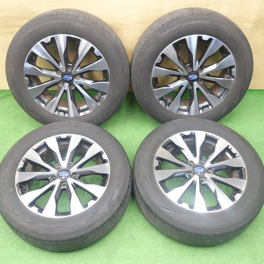 バリ溝！23年！9.5分★スバル レガシィ アウトバック 純正 225/60R18 トーヨー プロクセス ComfortⅡs 18インチ PCD114.3/5H★6022503KTノ