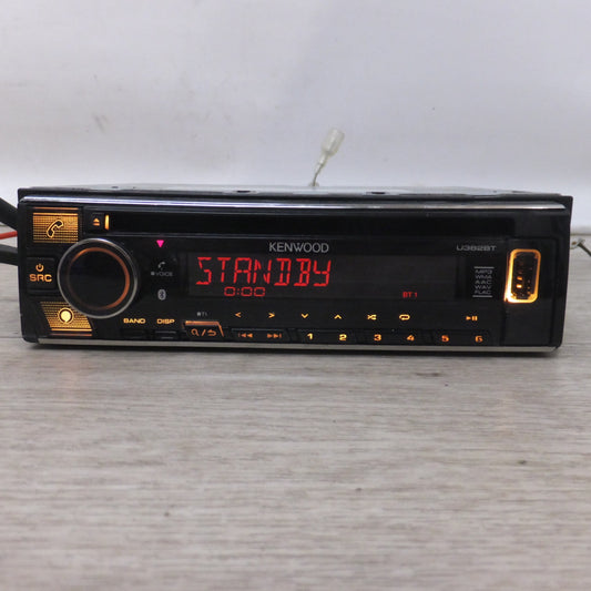 [送料無料] ★ケンウッド KENWOOD カーオーディオ 1DIN コンポ CDレシーバー U382BT(68)★