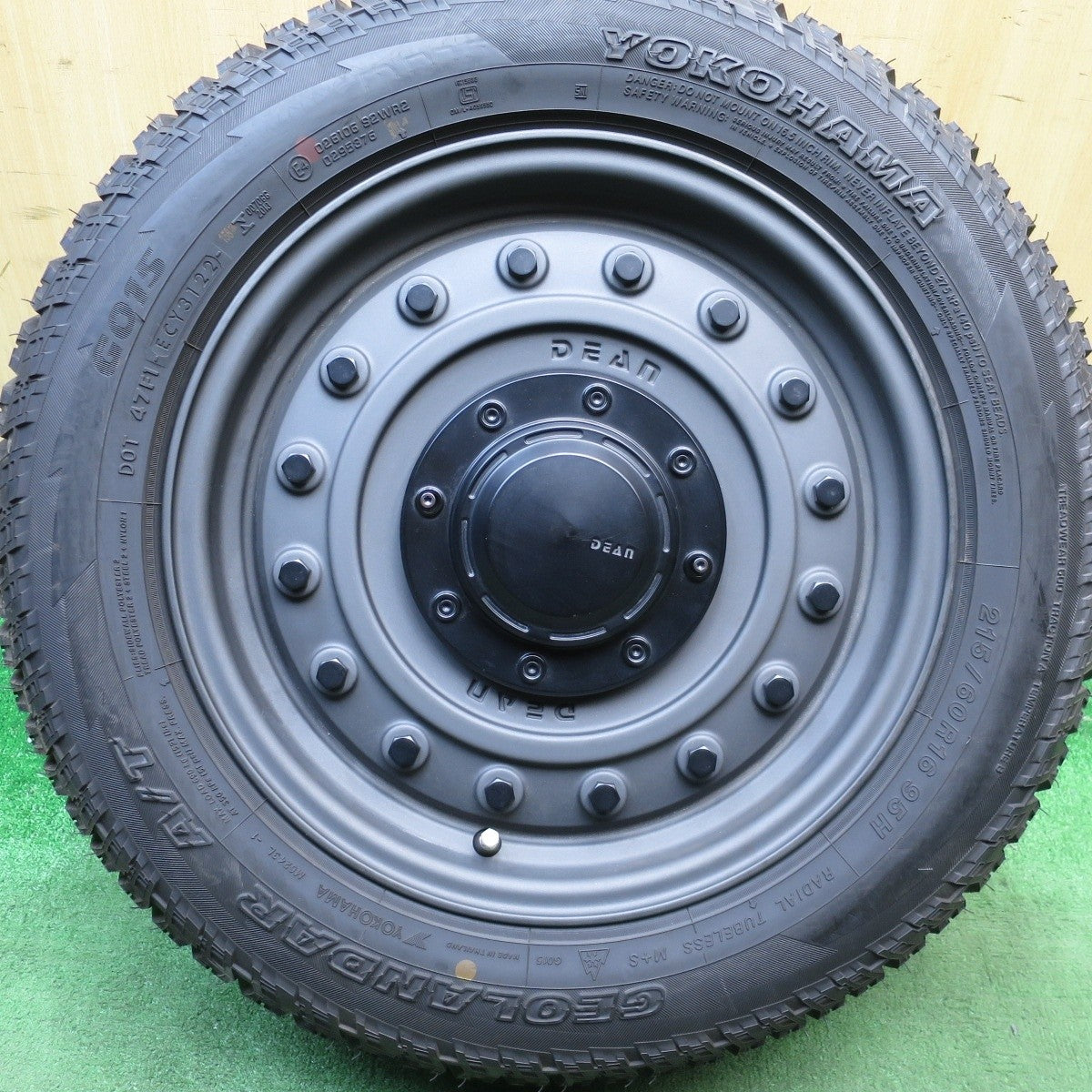 タイヤ ほぼ未使用 綺麗 1本★DEAN COLORADO 215/60R16 ヨコハマ A/T G015 ディーン コロラド PCD112 120/5H マルチ★5031101Hノ