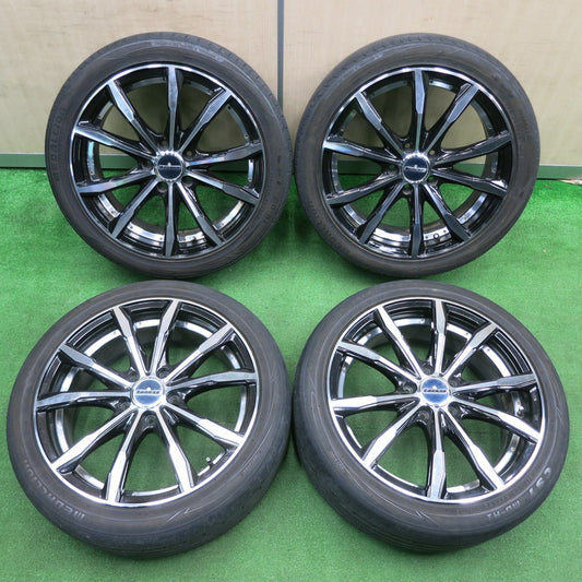 [送料無料] キレイ！21年★Stich LEGZAS Fauvex 215/45R18 メダリオン CST MD-A1 18インチ シュティッヒ レグザス PCD114.3/5H★4122006TNノ