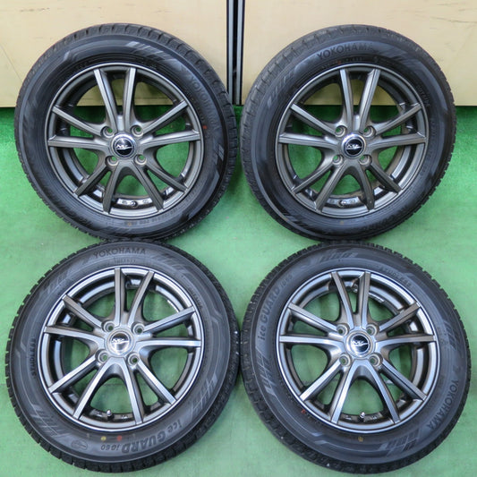 [送料無料] バリ溝！22年！ほぼ10分★スタッドレス 155/65R14 ヨコハマ アイスガード iG60 NIRVANA NV ニルバーナ 14インチ PCD100/4H★4111307イス