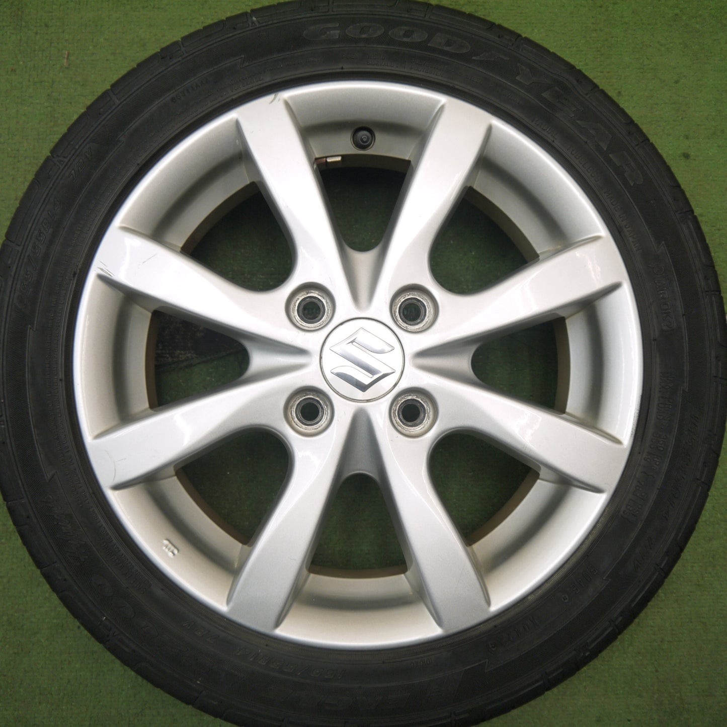 4本価格！22年★スズキ ワゴンR 純正 165/55R14 グッドイヤー イーグル LS2000 hybrid2 14インチ PCD100/4H★5080101Hノ