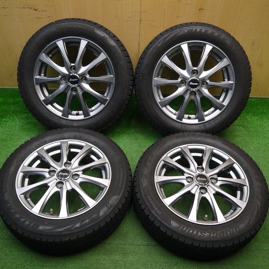 バリ溝！23年！キレイ！ほぼ10分★スタッドレス 155/65R14 ブリヂストン ブリザック VRX2 Exceeder エクシーダー 14インチ PCD100/4H★5112606Hス