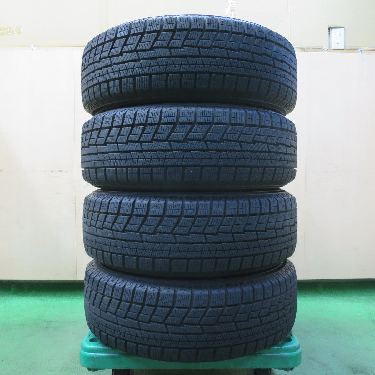 バリ溝！22年！キレイ！ほぼ10分★スタッドレス 195/65R15 ヨコハマ アイスガード iG60 ZACK JP-110 MONZA ザック 15インチ PCD114.3/5H★5072505イス