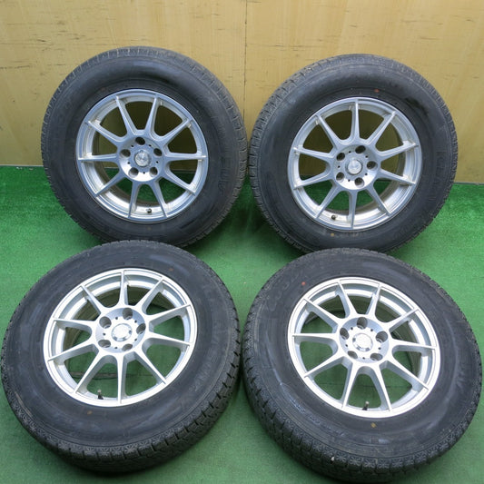 バリ溝！22年！9.5分★スタッドレス 215/70R16 グッドイヤー アイスナビ SUV ESPORT 社外 アルミ 16インチ PCD114.3/5H★6041804HAス