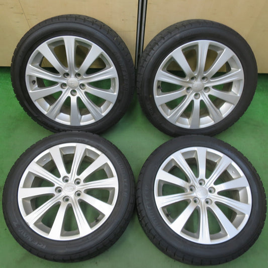4本価格★スバル エクシーガ インプレッサ 等 純正 215/50R17 スタッドレス グッドイヤー アイスナビ7 17インチ PCD100/5H★5101607イス