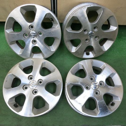 4本価格★スズキ ワゴンR 純正 ホイール 14インチ 14×4.5J PCD100/4H★5011502SYホ