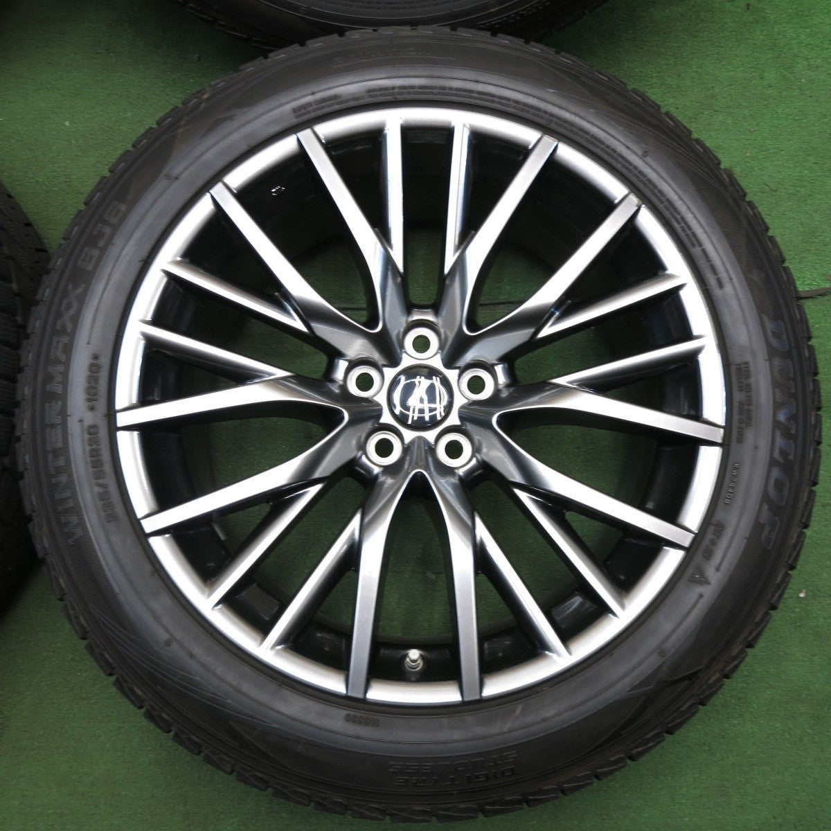 センサー付 バリ溝 綺麗★レクサス RX450h Fスポーツ 純正 235/55R20 スタッドレス ダンロップ SJ8 PCD114.3/5H★4021604KKス