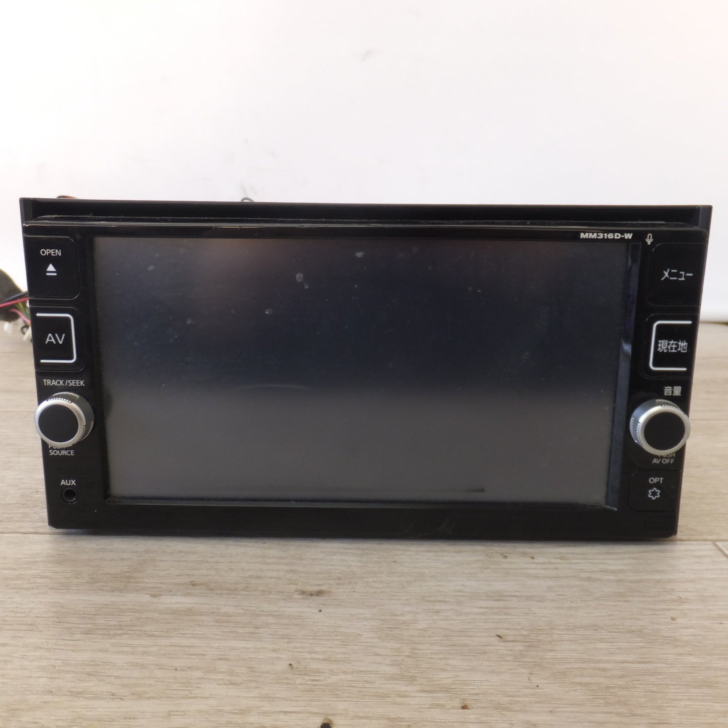 [送料無料] ★パナソニック製 日産 純正 オリジナルナビゲーション MM316D-W B8260-7992B-NP[13]★