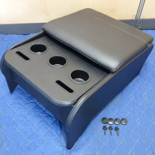 [送料無料] ☆クラフトプラス 200系 ハイエース ワイドボディ用 コンソール ボックス 黒 ドリンクホルダー 収納☆