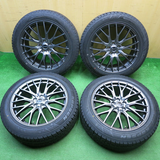 バリ溝！24年！キレイ！ほぼ10分★スタッドレス 225/55R19 カプセン Snowshoes AW33 Exceeder エクシーダー 19インチ PCD114.3/5H★5122503HAス