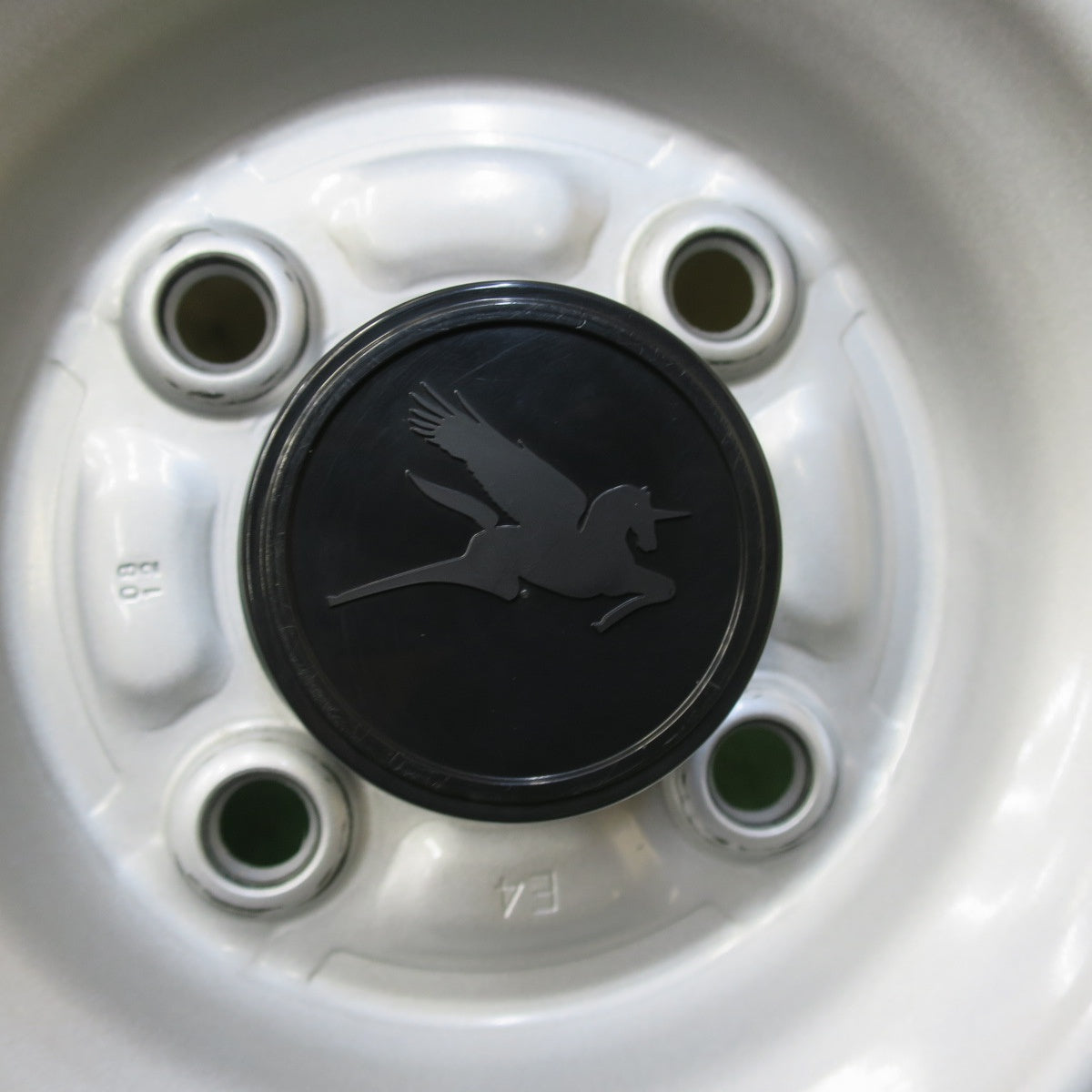 ほぼ未使用！23年！キレイ★スタッドレス 155/80R13 ダンロップ ウインターマックス WM02 スチール ホイール 13インチ PCD100/4H★5100707イス