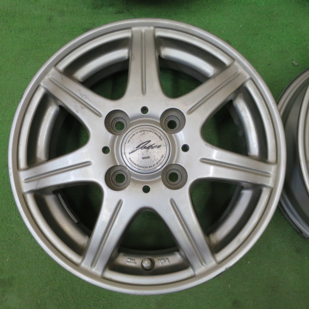 4本価格★JOKER weds 13インチ ホイール ジョーカー ウェッズ 13×4J PCD100/4H★6062901NGホ