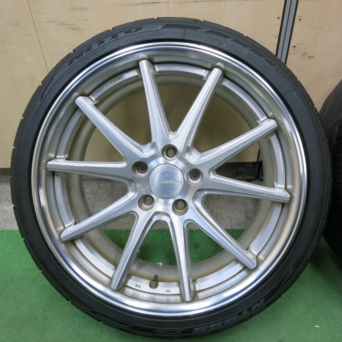 4本価格☆WORK GNOSIS GV1 235/35R19 ニットー NT555 G2 ワーク 