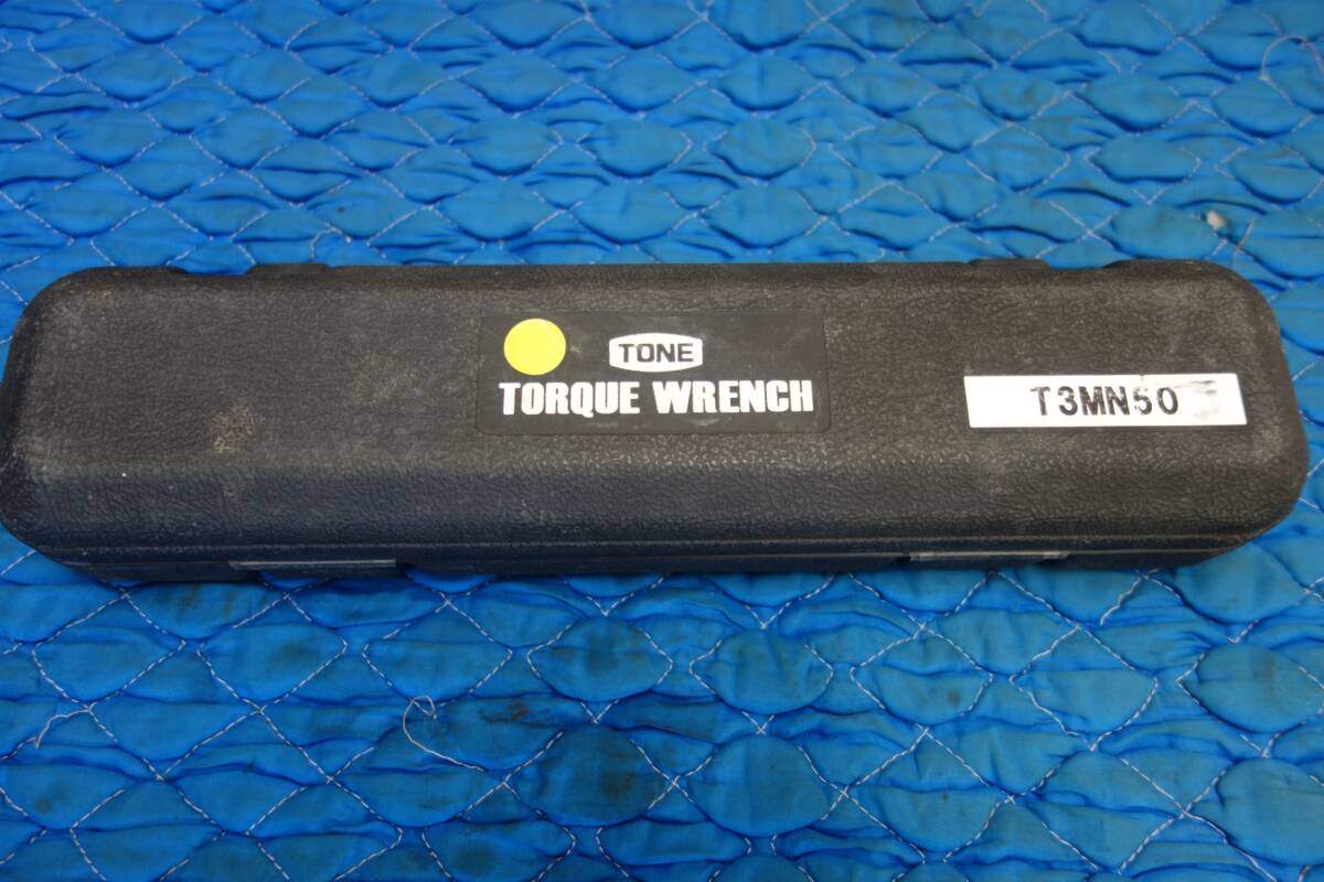 [送料無料] ジャンク☆TONE プレセット 形 トルクレンチ T3MN50 ダイレクト セット タイプ 差込角 9.5mm 工具 道具 トネ①☆