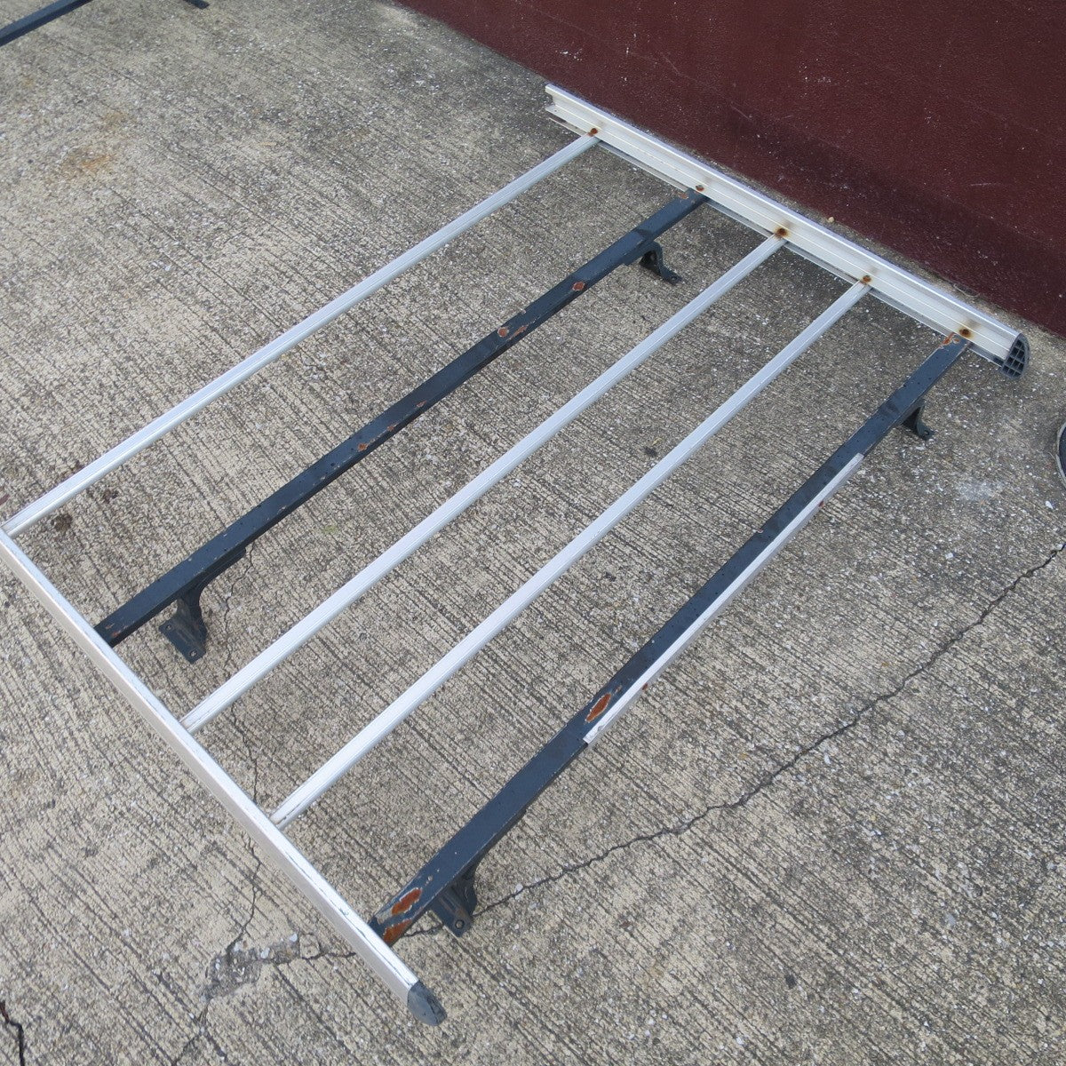 【愛知発 直接引取限定】付属品付き◆日産 VW2E26系 NV350 キャラバン ルーフ キャリア ラック メーカー 型式 不明◆