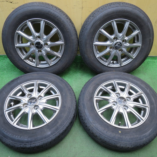4本価格！22年★145/80R13 ブリヂストン ネクストリー エコピア Euro-Stream MiD マルカ 13インチ PCD100/4H★5092605NJノ