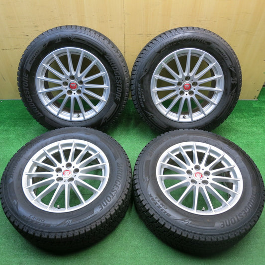バリ溝！21年！キレイ！9.5分★ジャガー F-PACE 純正 235/65R18 スタッドレス ブリヂストン ブリザック DM-V3 18インチ Fペイス Fペース PCD108/5H★5110906HAス