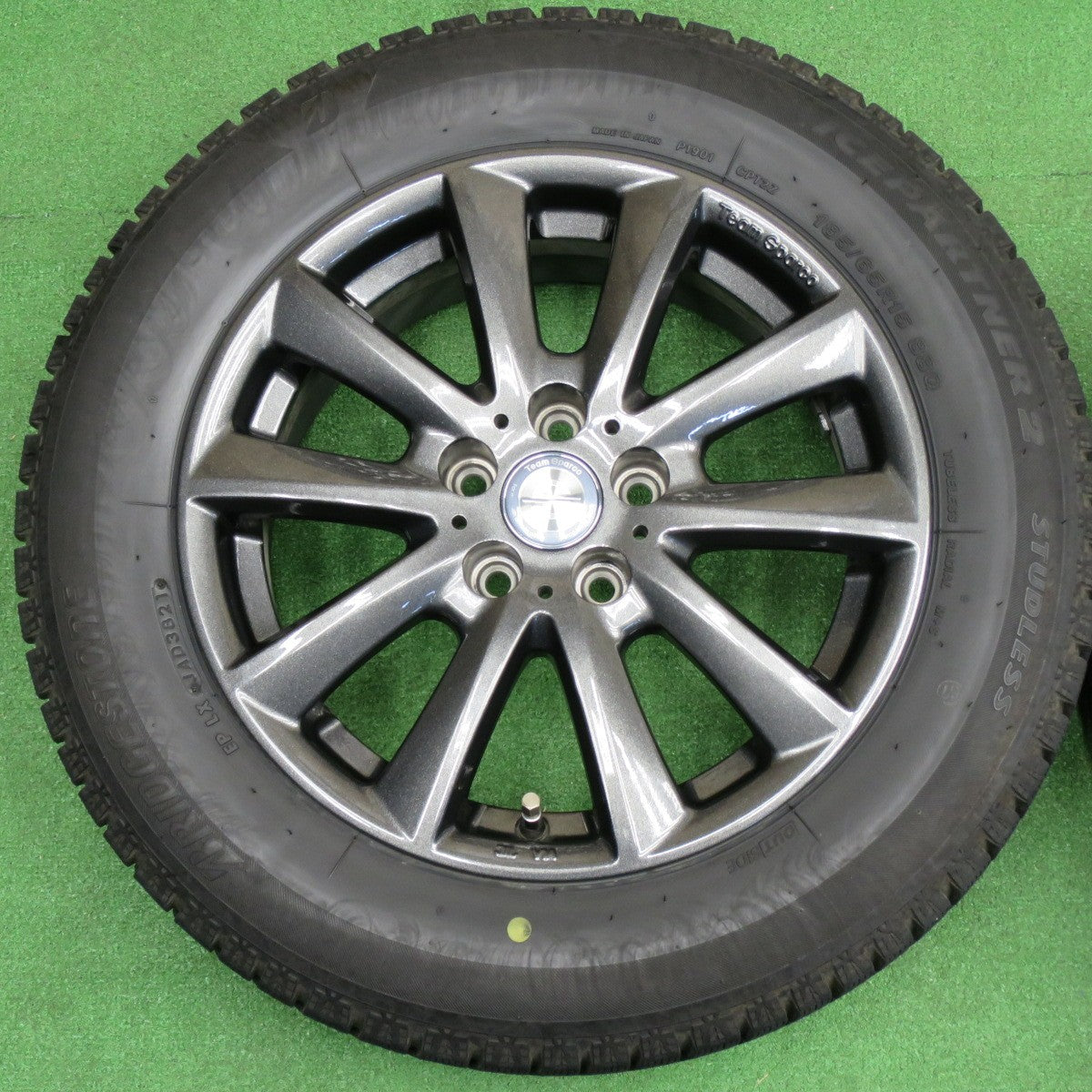 キレイ★アウディ ワーゲン 等 185/65R15 スタッドレス ブリヂストン アイスパートナー2 Team Sparco チームスパルコ 15インチ PCD100/5H★6041207NKス