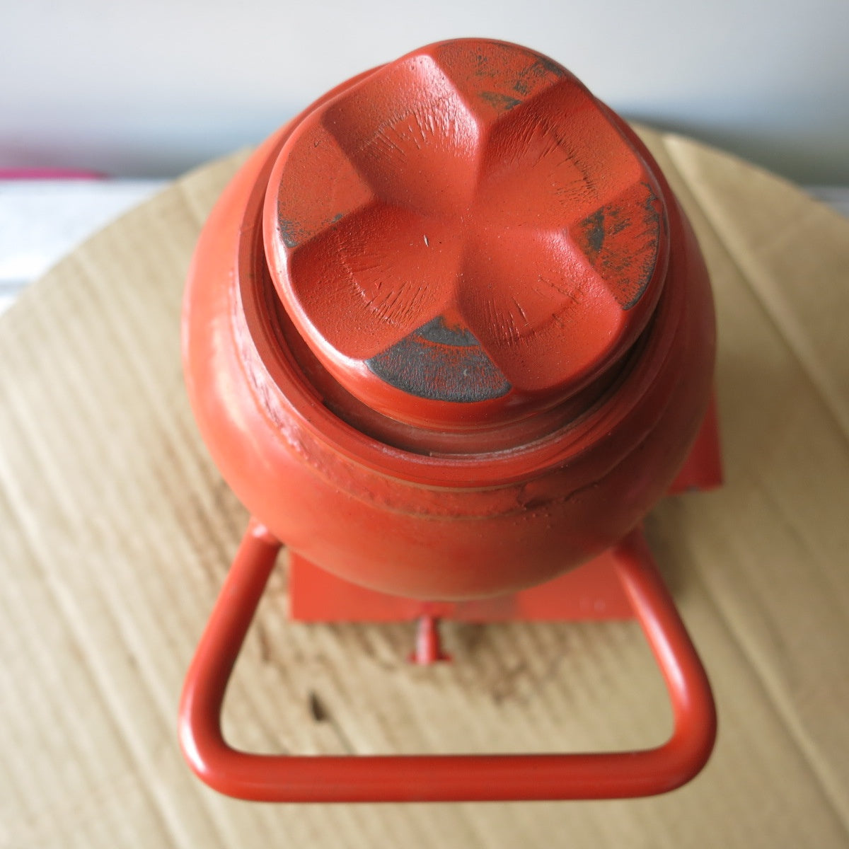 [送料無料] ◆マサダ 油圧 ジャッキ HP-15N 工具 15TON 15ton 15トン 15000kg 油圧式 オイル だるま ダルマ 車載 自動車 点検 整備⑥◆