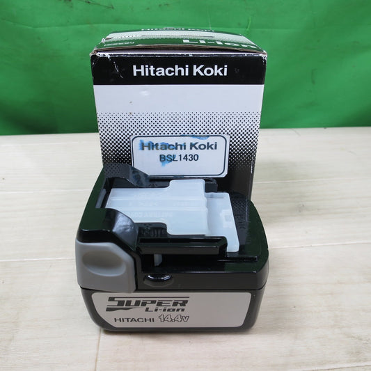 [送料無料] 未使用☆日立 蓄電池 BSL1430 SUPER Li-ion リチウム イオン バッテリー DC14.4V 44Wh 電動 工具 インパクトドライバ 等 HITACHI☆
